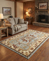 Frontier Trails Collection Area Rug -  Onyx Rectangle Blue  lifestyle 70