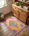 Heritage Elegance Collection Area Rug -  Winterthur (Yellow) Rectangle Yellow  lifestyle 5