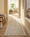 Savannah Elegance Collection Area Rug - Augusta (Ivory) Runner Ivory  lifestyle 80