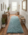 Eternal Plush Oasis Collection Area Rug -  Tranquility (Slate Blue) Runner Slate Blue  lifestyle 65