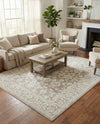 Savannah Elegance Collection Area Rug - Augusta (Light Gray) Rectangle Light Gray  lifestyle 24