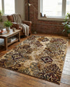 Bistro Lounge Collection Area Rug -  Piccolo Rectangle Beige  lifestyle 6