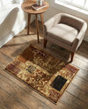 Bistro Lounge Collection Area Rug -  Affogato Rectangle Beige  lifestyle 52