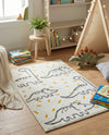 Wonder Tykes Collection Area Rug -  Jamboree Rectangle Ivory  lifestyle 3