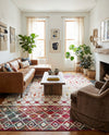 Mediterranean Lattice Collection Area Rug -  Casablanca (Ivory Multi) Rectangle Ivory Multi  lifestyle 10