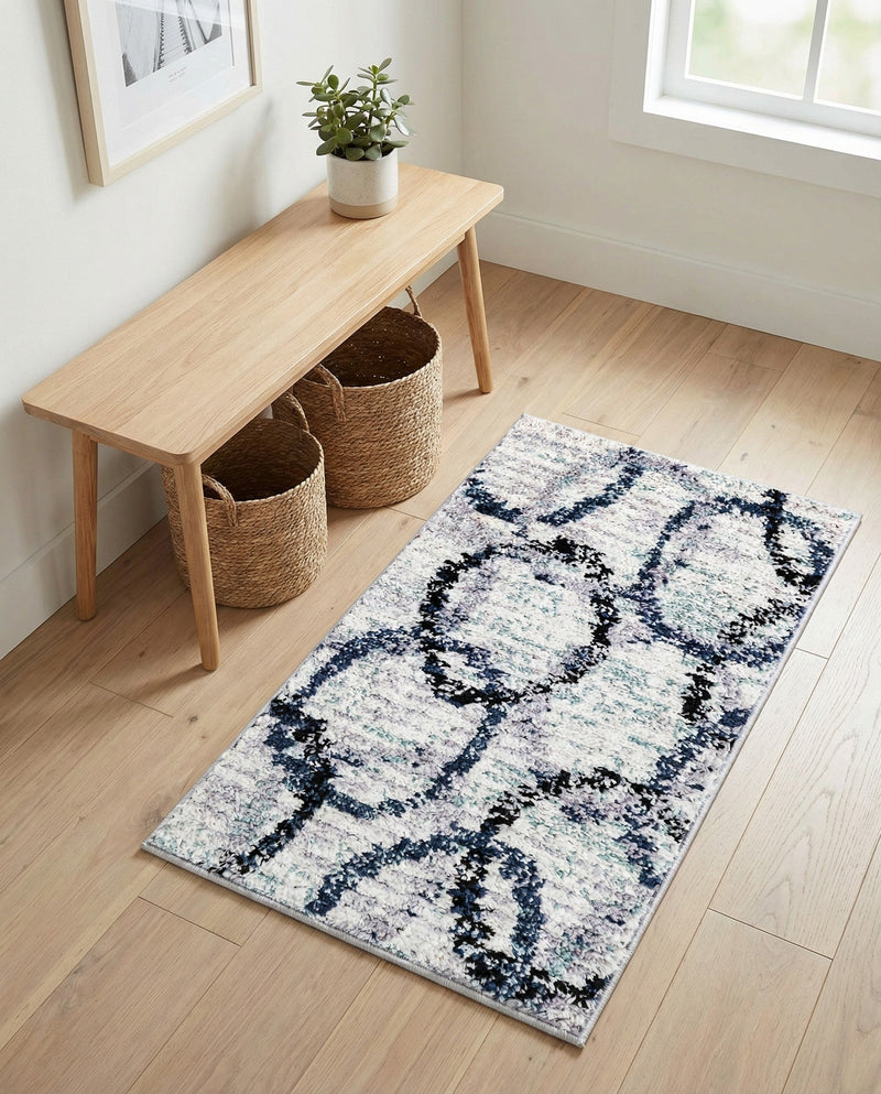 Santa Fe Trails Collection Area Rug -  Taos Rectangle Ivory  lifestyle 5