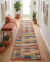 Coastal Terrace Collection Area Rug -  Harbor Runner Multi  lifestyle 76