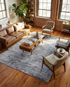 Sahara Essence Collection Area Rug - Oasis (Gray) Rectangle Gray  lifestyle 31