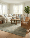 Coastal Haven Jute Collection Area Rug - Malibu Rectangle Seaglass Blue  lifestyle 11