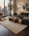 Eternal Plush Oasis Collection Area Rug -  Tranquility (Linen) Rectangle Linen  lifestyle 21
