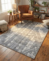 Cascade Range Collection Area Rug - Hood (Gray) Rectangle Gray  lifestyle 19