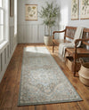 Savannah Series Collection Area Rug - Charleston (Cloud Gray) Runner Cloud Gray  lifestyle 69
