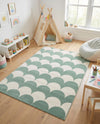 Wonder Tykes Collection Area Rug - Sparklewood Rectangle Soft Green  lifestyle 33