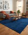 Soho Elegance Collection Area Rug - Chelsea (Navy Blue) Rectangle Navy Blue  lifestyle 9