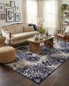 Riviera Elegance Collection Area Rug -  Monaco (Navy Blue) Rectangle Navy Blue  lifestyle 20