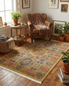 Ottoman Elegance Collection Area Rug -  Ephesus Rectangle Beige  lifestyle 55