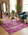 Georgetown Rugs Collection Area Rug - Dupont (Purple) Square Purple  lifestyle 53