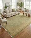 Chelsea Elegance Collection Area Rug -  Stockwell Rectangle Light Green  lifestyle 46