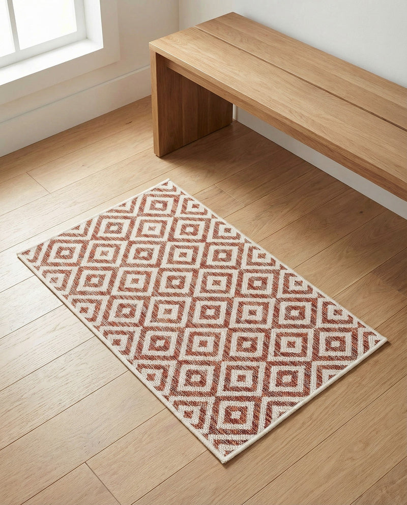 Urban Oasis Rugs Collection Area Rug -  Rooftop (Rust Red) Rectangle Rust Red  lifestyle 11