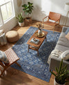 Horizon Collection Area Rug -  Aurora Rectangle Blue  lifestyle 20