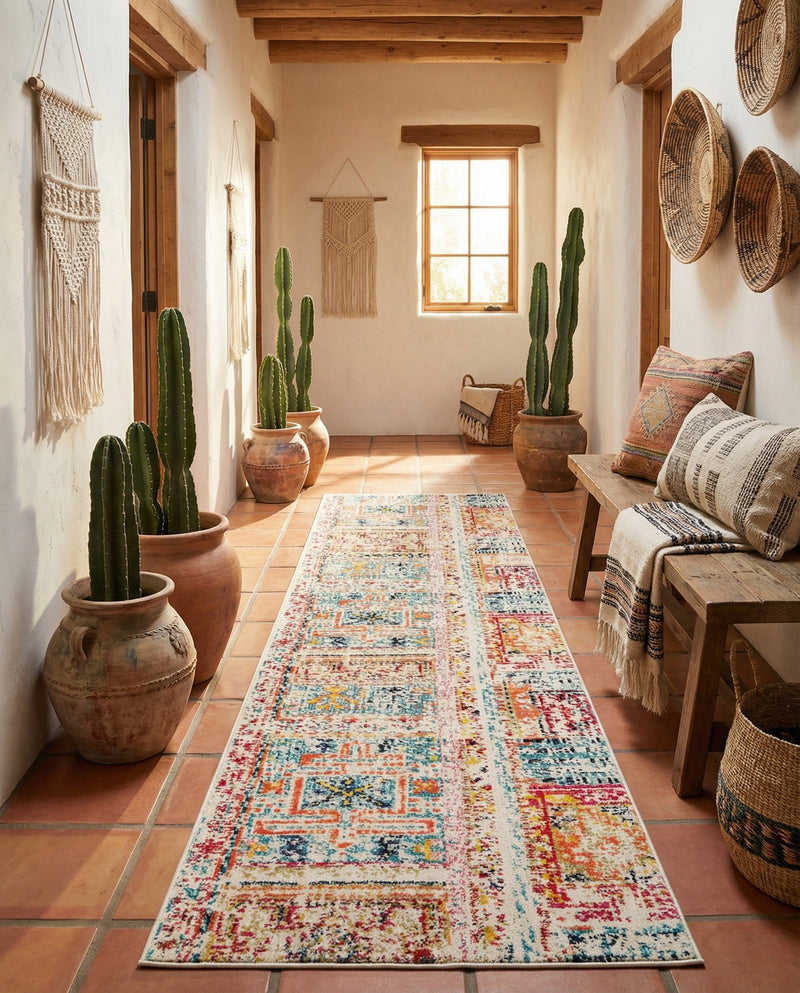 Sierra Collection Area Rug -  Tahoe Runner Multi  lifestyle 53
