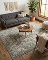 Horizon Collection Area Rug -  Zenith Rectangle Gray  lifestyle 64