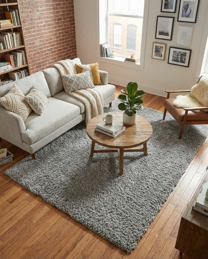 Alpine Plush Collection Area Rug - Verbier Rectangle LGrey  lifestyle 41