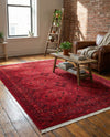 Samarkand Elegance Collection Area Rug -  Samanid Rectangle Red  lifestyle 10