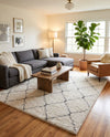 Casablanca Comfort Collection Area Rug -  Medina Rectangle Ivory  lifestyle 26