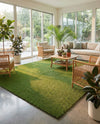 Meadow Retreat Collection Area Rug - Glen Rectangle Green  lifestyle 44