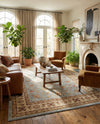 Jaipur Elegance Collection Area Rug -  Nahargarh (Light Blue) Rectangle Light Blue  lifestyle 4