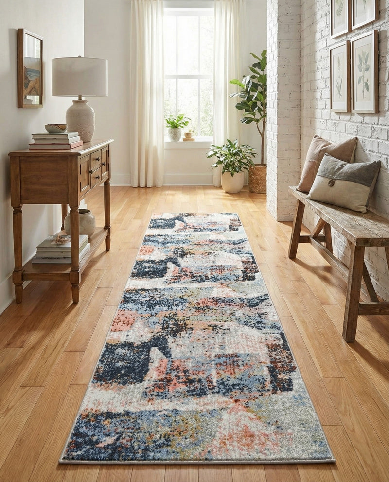 Aegean Elegance Washables Collection Area Rug -  Hydra Runner Multi  lifestyle 31
