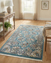 Persian Elegance Collection Area Rug -  Yazd Rectangle Blue  lifestyle 14