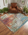 Arcadia Rugs Collection Area Rug -  Avalon Square Multi  lifestyle 70