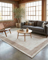 Metro Heights Collection Area Rug -  Park Rectangle Beige  lifestyle 17