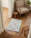 Beverly Grove Collection Area Rug -  Fairfax (Aqua) Rectangle Aqua  lifestyle 29