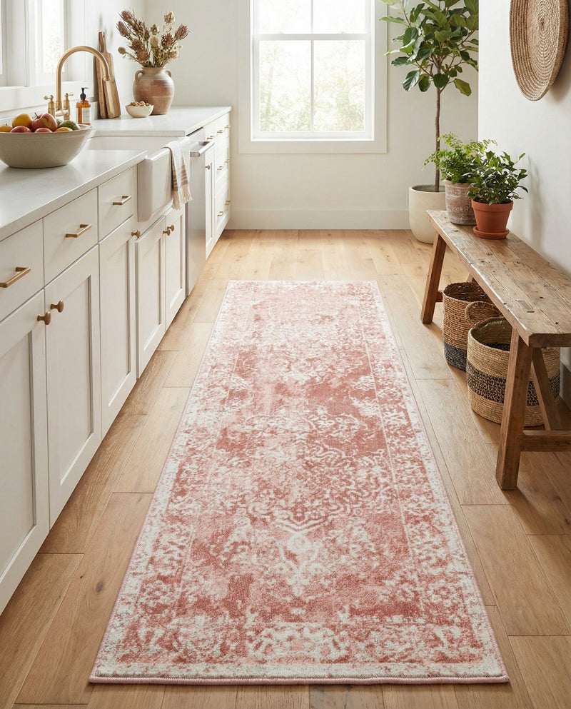 Cambridge Classics Collection Area Rug -  Magdalene (Pink) Runner Pink  lifestyle 39