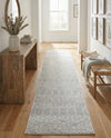Marrakesh Lattice Collection Area Rug - Casablanca (Light Gray) Runner Light Gray  lifestyle 70