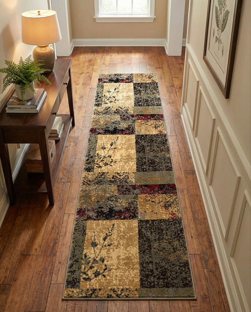 Bistro Lounge Collection Area Rug -  Lungo Runner Beige  lifestyle 74