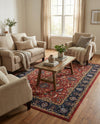 Casablanca Tapestry Collection Area Rug -  Marrakech (Classic Red) Rectangle Classic Red  lifestyle 5
