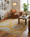 Arcadia Rugs Collection Area Rug -  Atlantis (Orange) Rectangle Orange  lifestyle 14