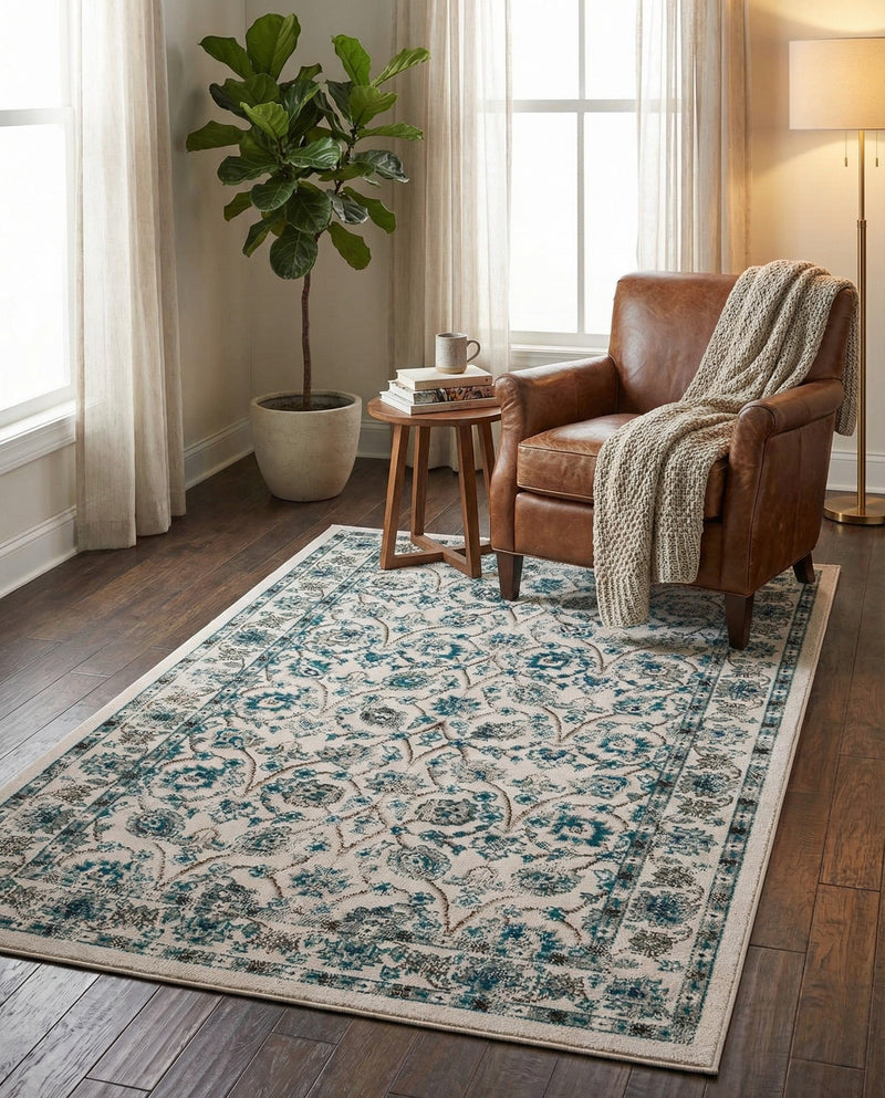 Copenhagen Comfort Collection Area Rug - Frederiksberg Rectangle Ivory  lifestyle 41
