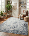 Riviera Elegance Collection Area Rug - Antibes (Light Blue) Rectangle Light Blue  lifestyle 17