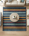Caribbean Terrace Collection Area Rug -  Martinique Square Charcoal  lifestyle 55