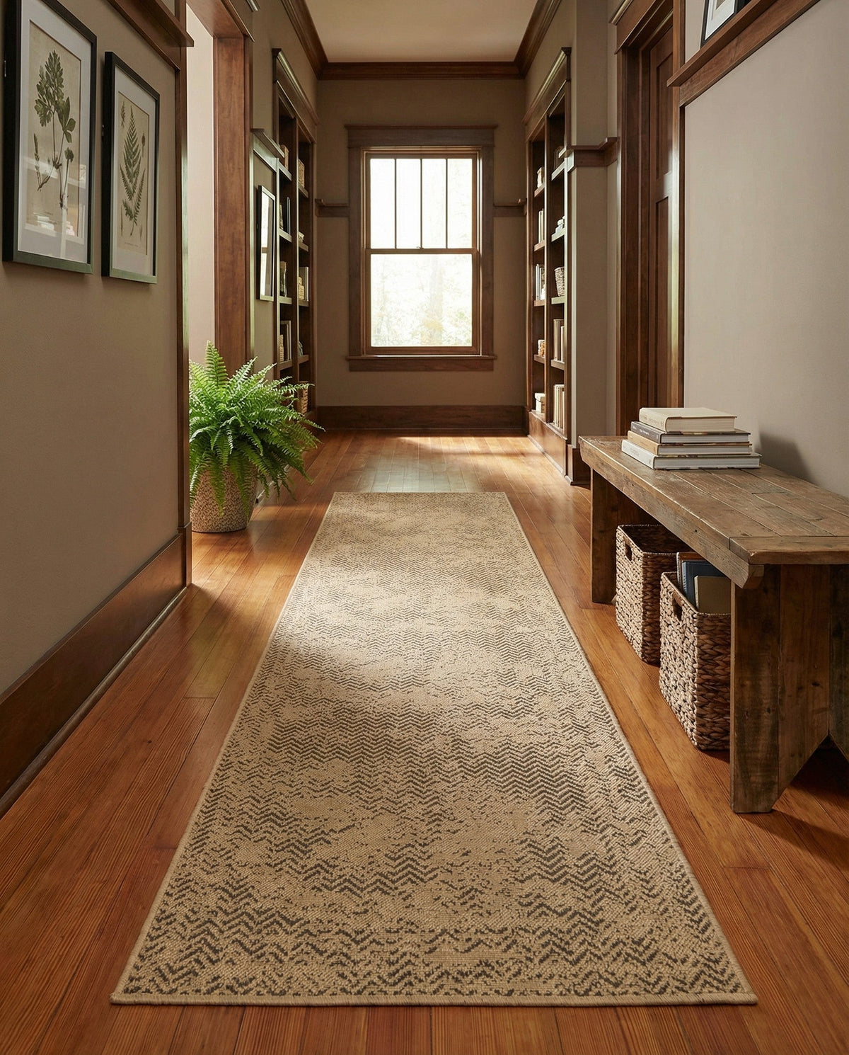 Sahara Sands Collection Area Rug -  Tanis Runner Natural  lifestyle 28