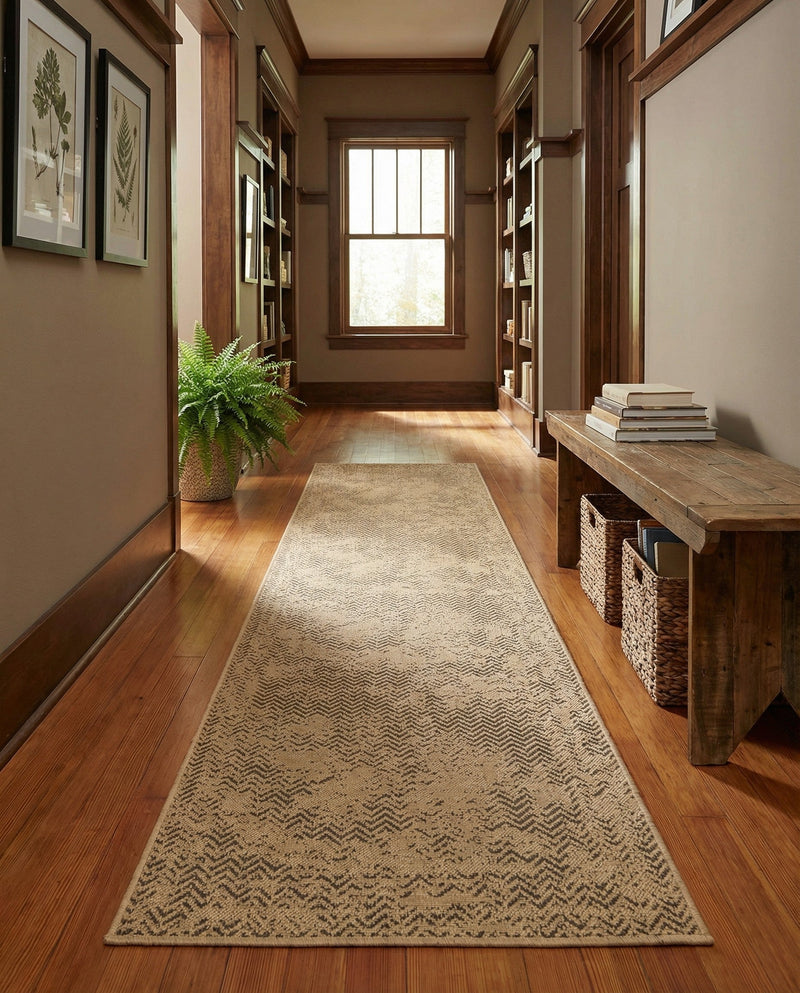 Sahara Sands Collection Area Rug -  Tanis Runner Natural  lifestyle 28