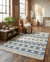 Cotton Punjab Passage Collection Area Rug - Amritsar Rectangle Ivory  lifestyle 13