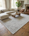 Cambridge Classics Collection Area Rug -  Magdalene (Gray) Rectangle Gray  lifestyle 3