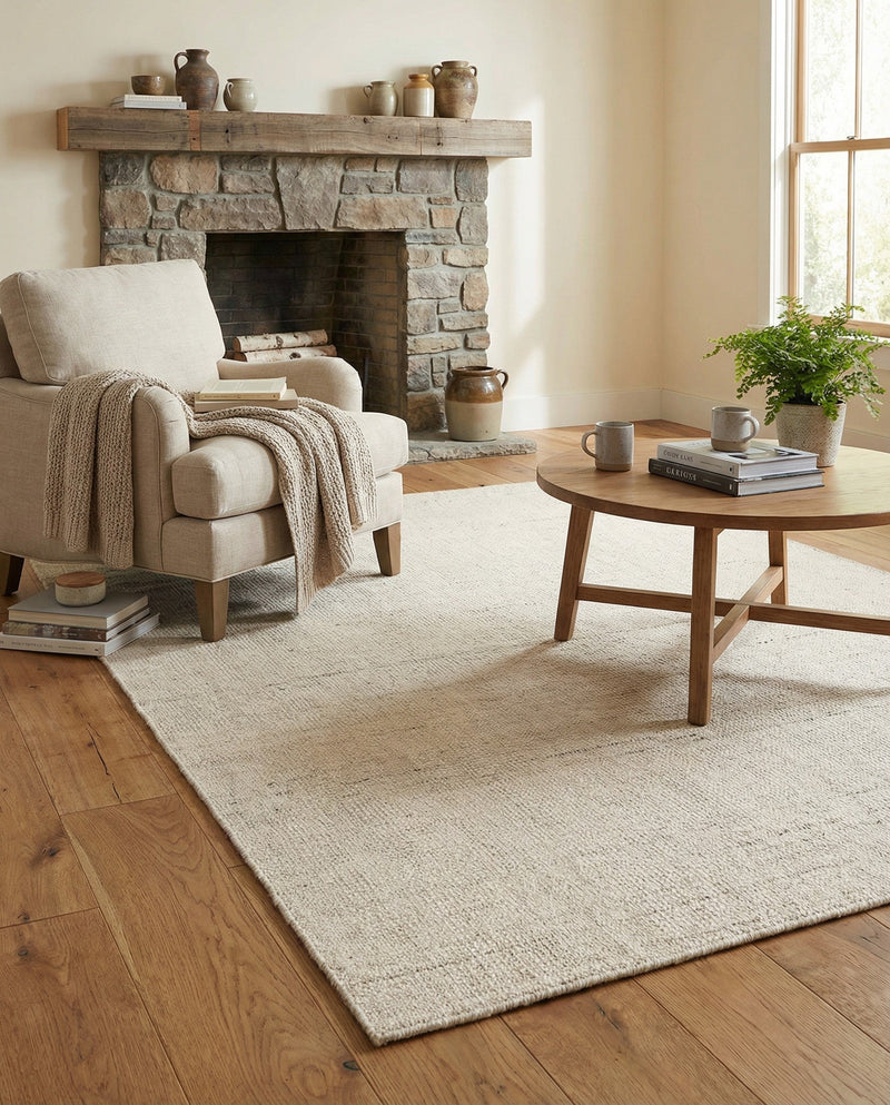 Berkshire Estate Collection Area Rug - Windsor (Vanilla Bean) Rectangle Vanilla Bean  lifestyle 32