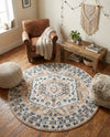 Cambridge Classics Collection Area Rug -  Pembroke (Beige) Round Beige  lifestyle 59